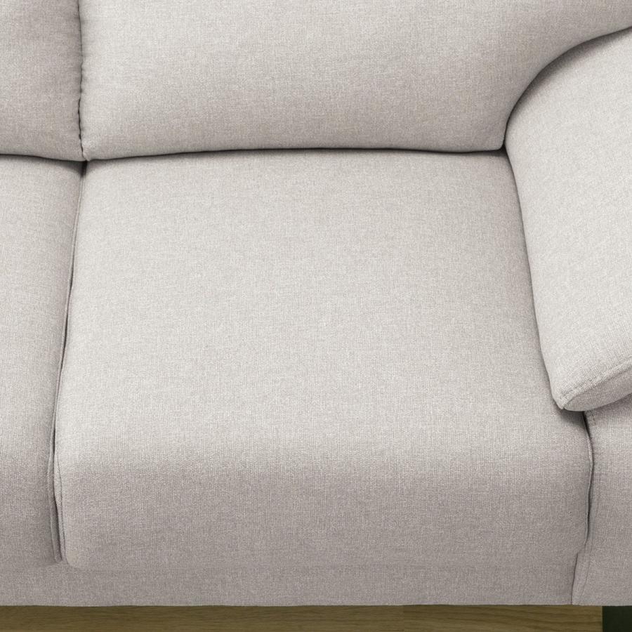 ニトリ（NITORI） 2人掛け布張りソファ(MK02 LGY) ニトリ期間限定：4/6