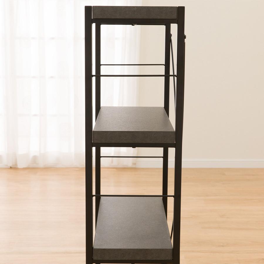 ニトリ（NITORI） ブックシェルフ(ステイン SN01-60 DGY) : ニトリ