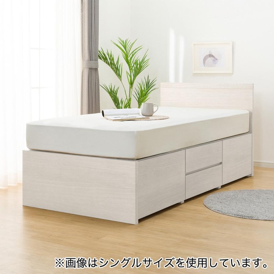 ニトリ（NITORI） ベッド すのこセミダブルベッドフレーム (N-ジオF WW