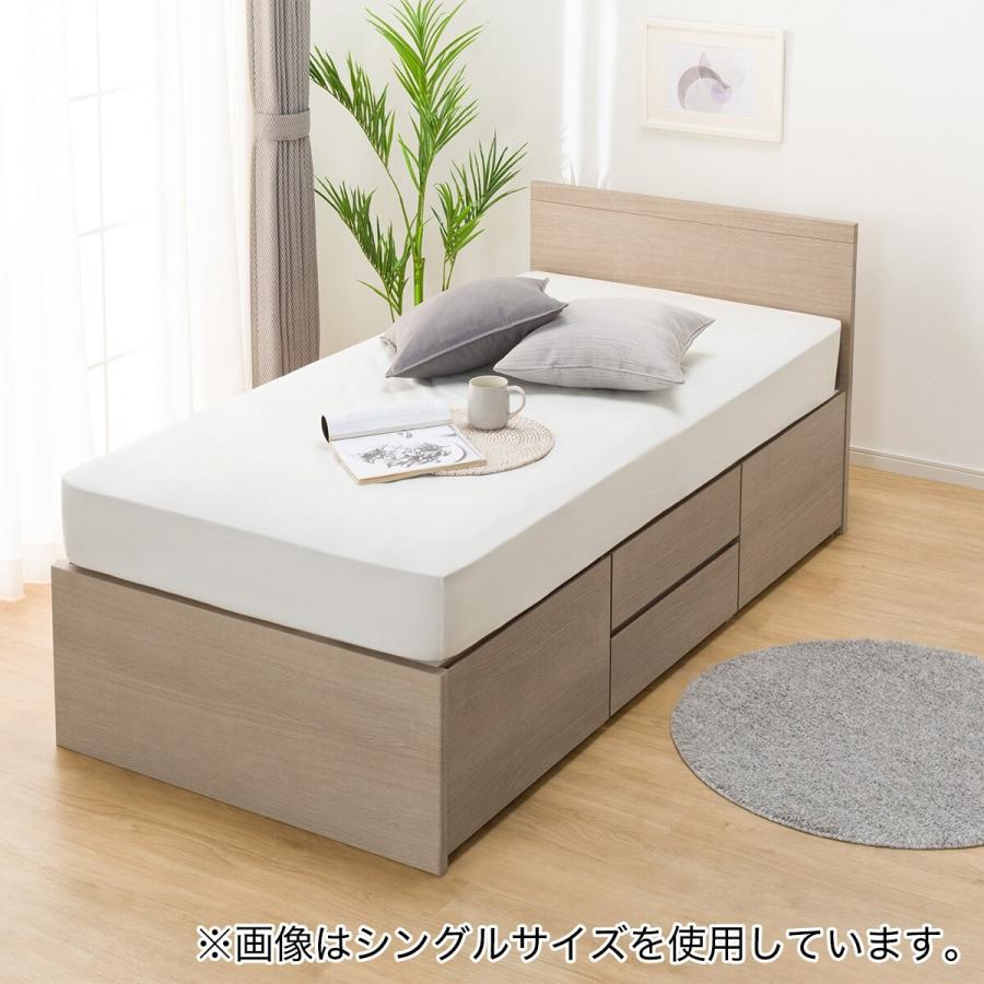 ニトリ（NITORI） ベッド すのこセミダブルベッドフレーム (N-ジオF GY