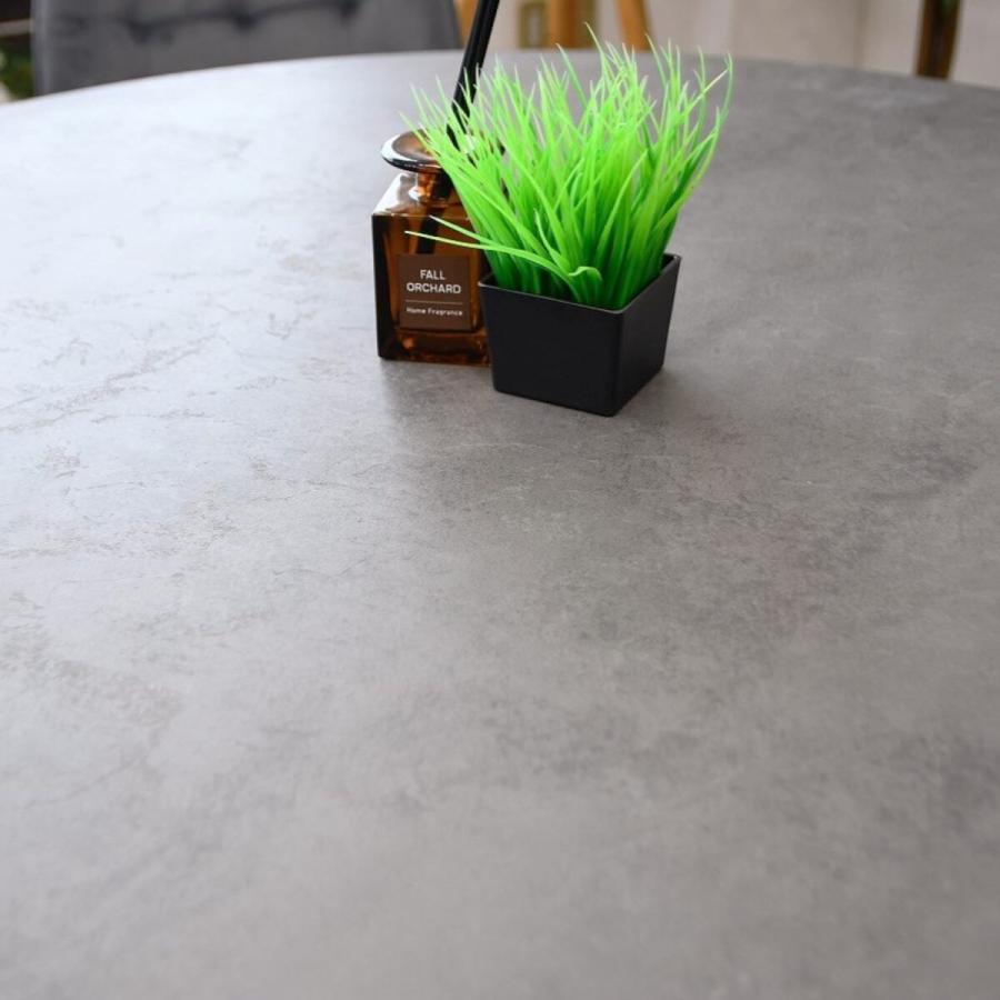 ニトリ（NITORI） メラミン円形テーブル (幅120cm GY) ニトリ期間限定