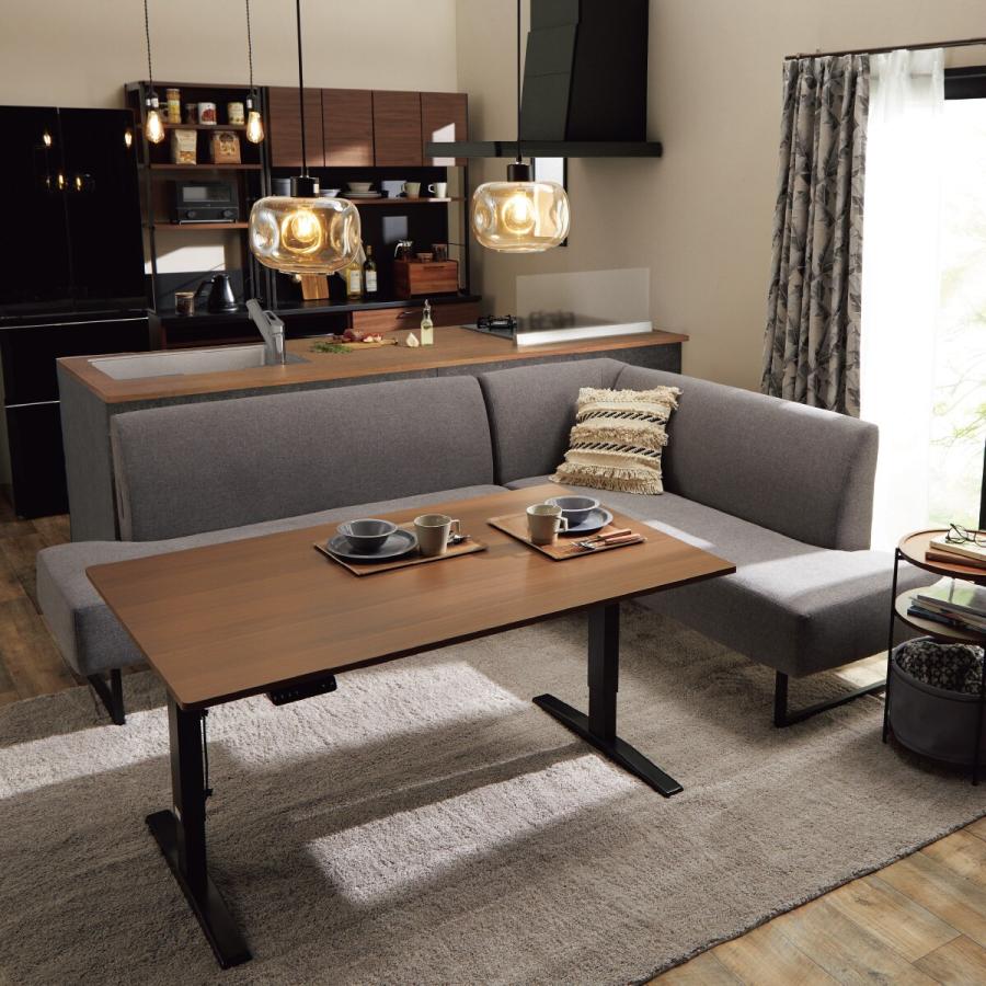 ニトリ（NITORI） 布張りリビングダイニング3点セット(JT341135MBR/LD2