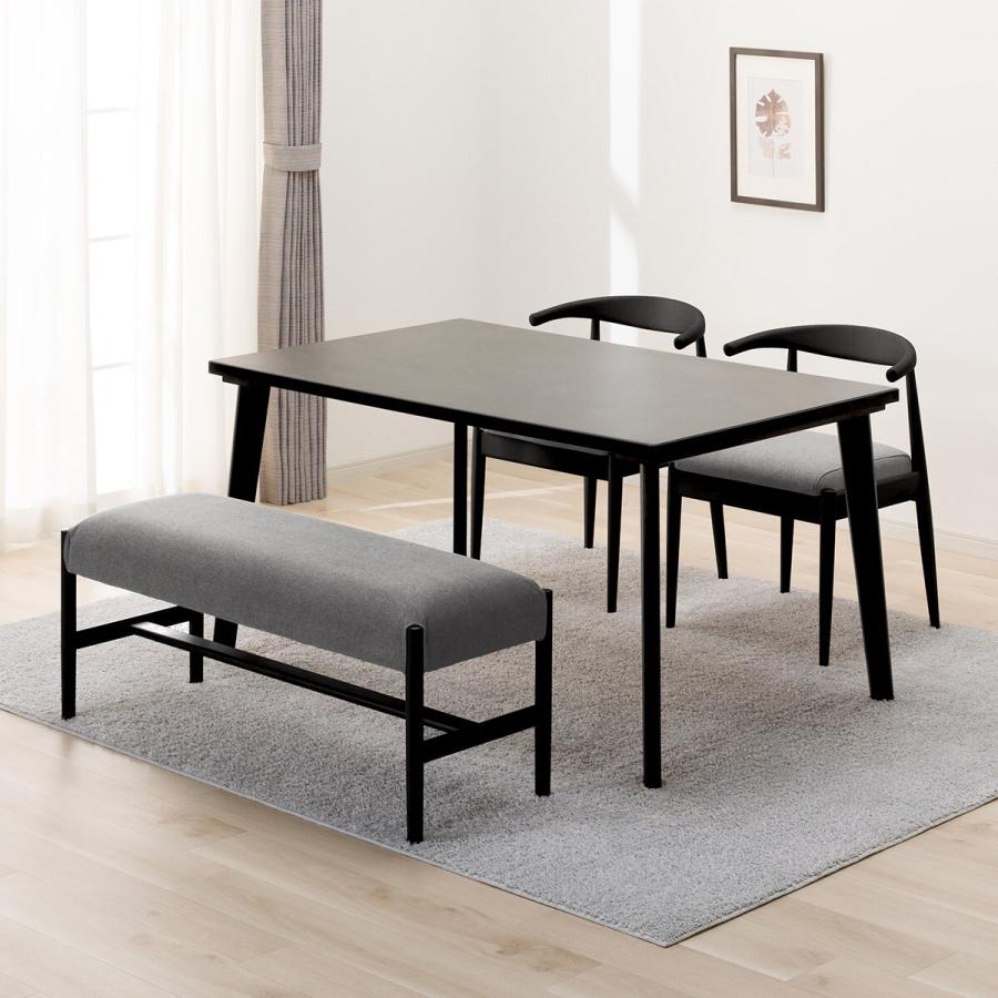 ニトリ（NITORI） 傷・汚れに強いファブリック ダイニングテーブル4点