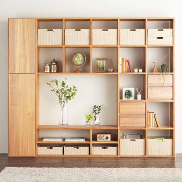 ニトリ（NITORI） 幅41 追加壁面ユニット 5段(追加セット シェルフ