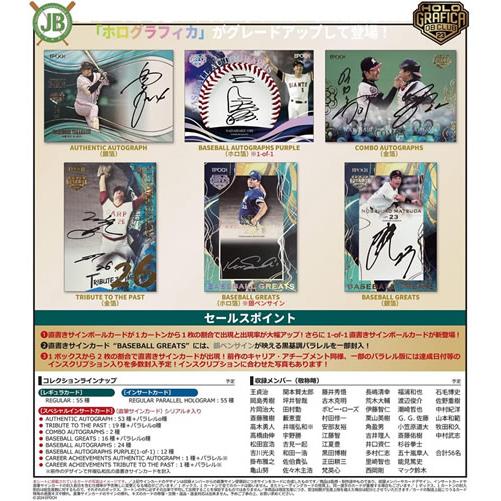 EPOCH 2023 日本プロ野球OBクラブ オフィシャルカード HOLOGRAFICA BOX