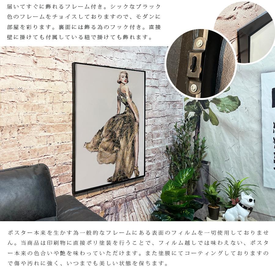 アートパネル 60×80 水晶絵 KH480A マリリンモンロー 人物 女性 壁掛け