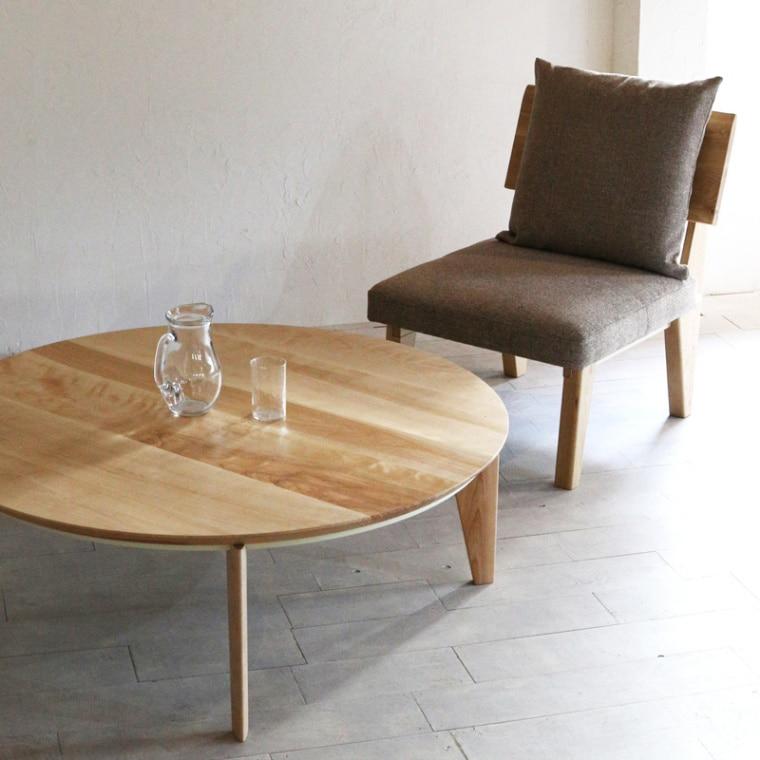 日美 無垢コタツテーブル EN エン 円形こたつ リビングテーブル ニチビ