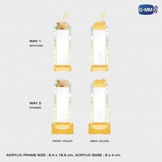 JAIDEE PHOTO STRIP FRAME ACRYLIC STAND AND KEYCHAIN WITH JOONGDUNK