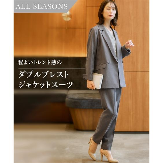 ニッセン（nissen） スーツ パンツ 大きいサイズ レディース ダブル