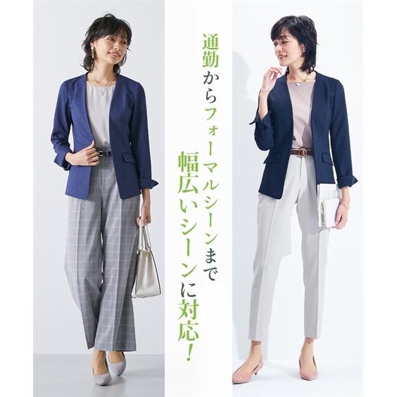 ニッセン（nissen） スーツ パンツ レディース セットアップ対応 ノー