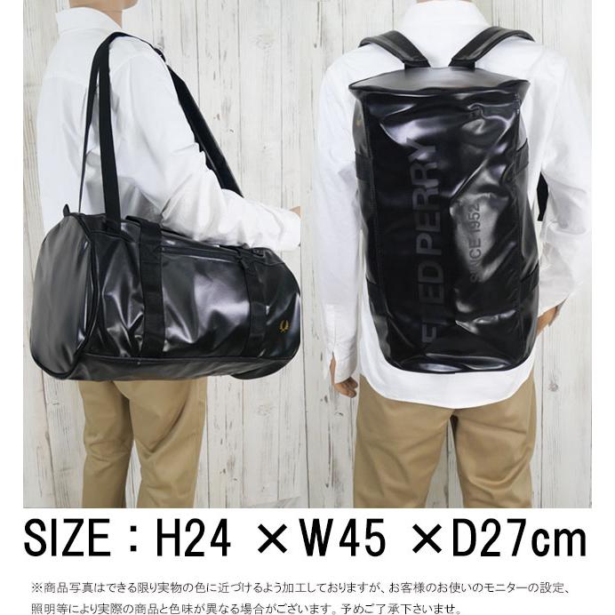 FRED PERRY（フレッドペリー） ドラムバッグ メンズ トーナル バレル