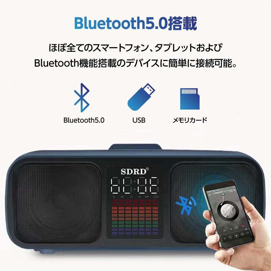 Smaly（スマリー） 家庭用カラオケ マイク付2本き 高音質カラオケ
