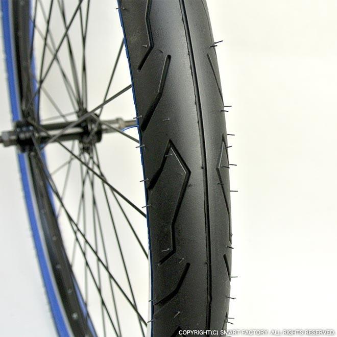 自転車 タイヤ 26インチ 26x1.95 HE 1本 カラータイヤ スリックタイヤ