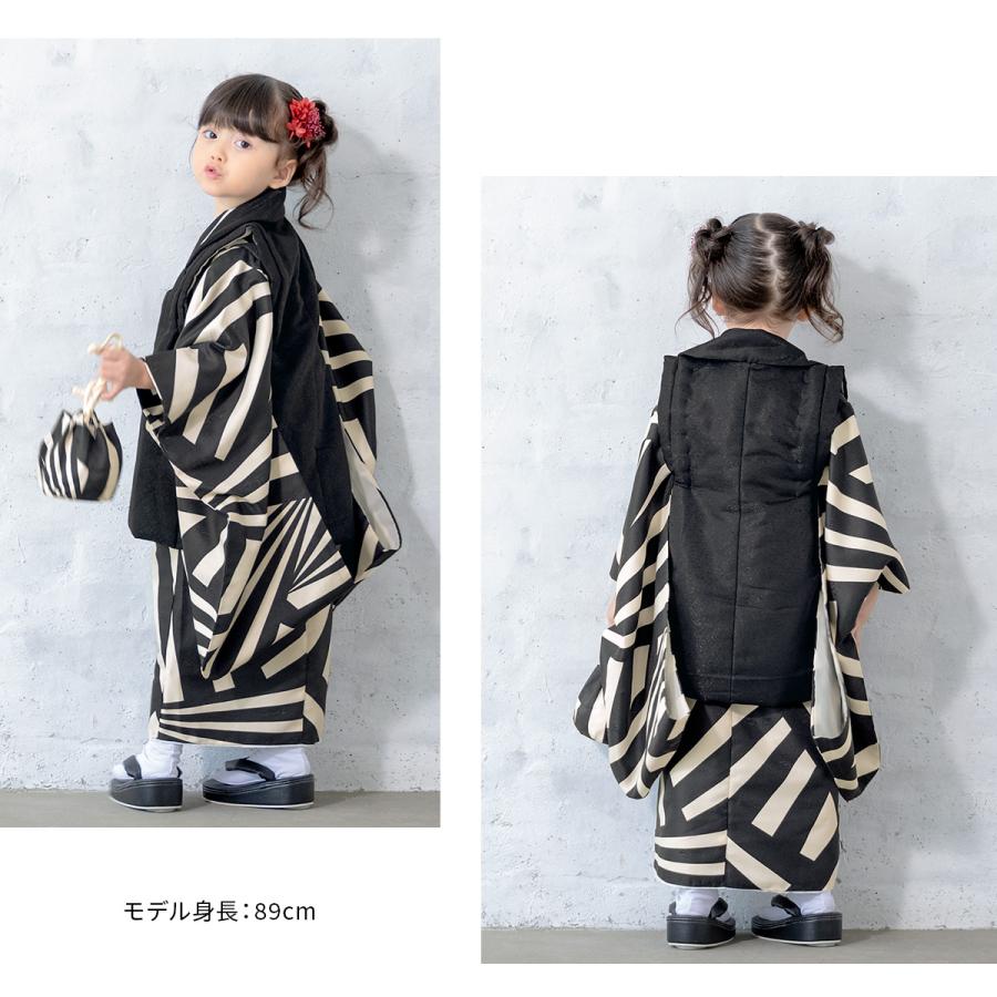 SOUBIEN（創美苑） レンタル 七五三 女の子 3歳 着物 被布 フルセット