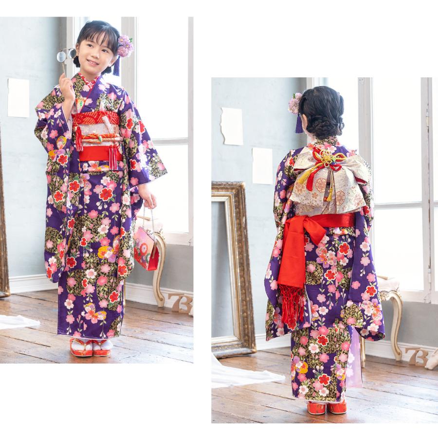 SOUBIEN（創美苑） レンタル 七五三 レンタル 7歳 着物セット 女の子