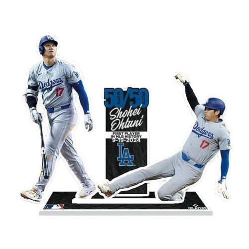 MLB公式ライセンス 大谷翔平 ドジャース フォトスタンド 50／50達成