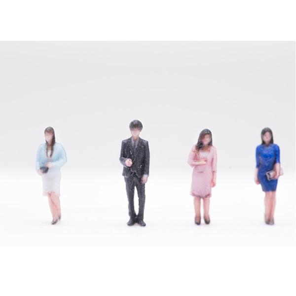 タケダ（takeda） ジオラマ人形 1/150 28体入り ビジネス編 3D