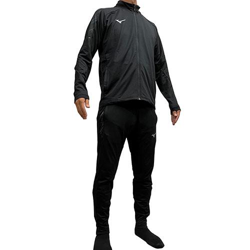 MIZUNO（ミズノ） ストレッチフリース シャツ フルジップ ＆ ロング