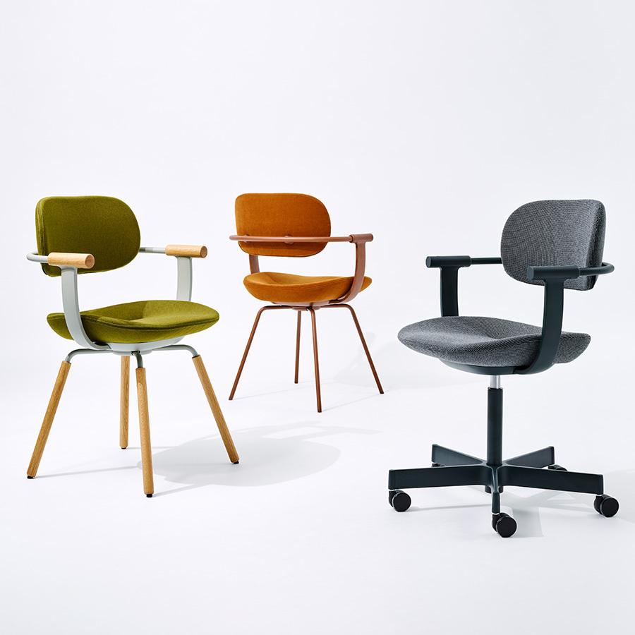 vertebra03 チェア イトーキ バーテブラ03 スチールフレーム 脚カラー