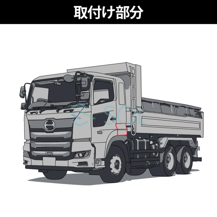 日野自動車 日野 17プロフィア グランドプロフィア リア フェンダー