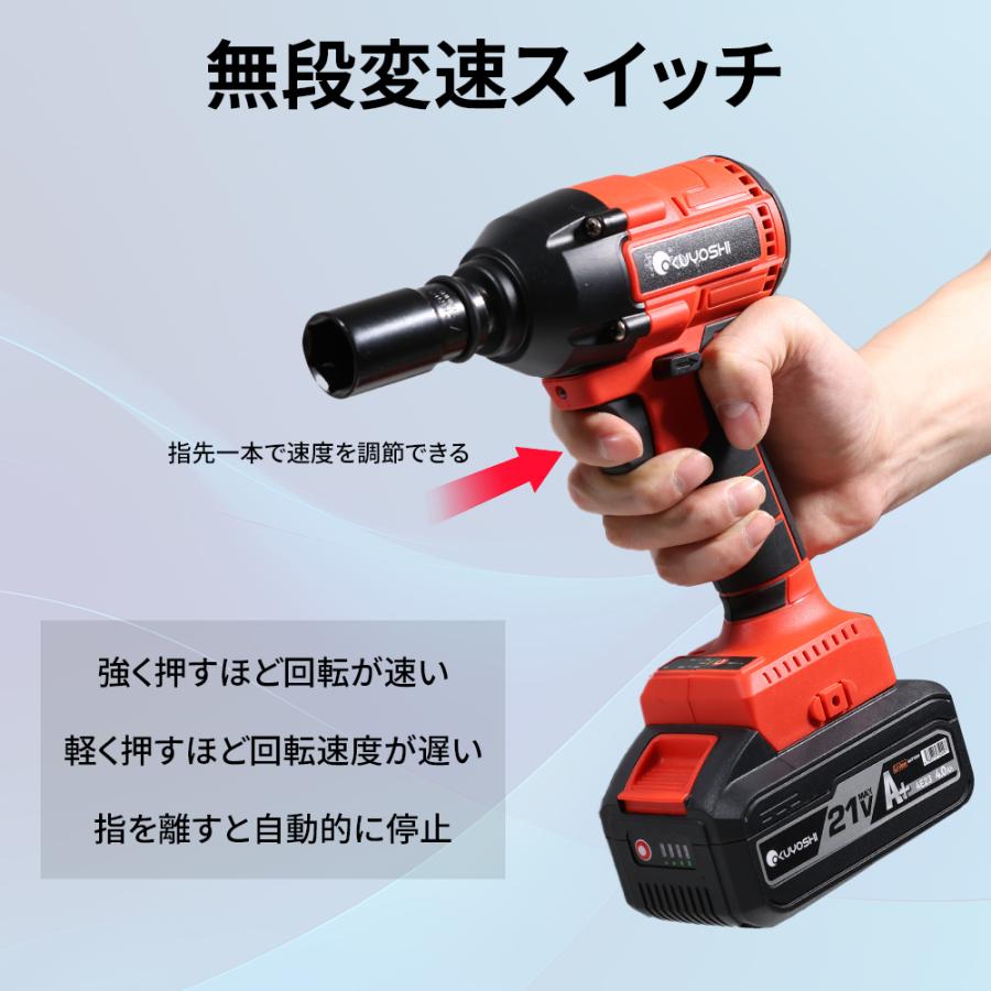 年末年始セール価格】電動インパクトレンチ インパクトレンチ充電式