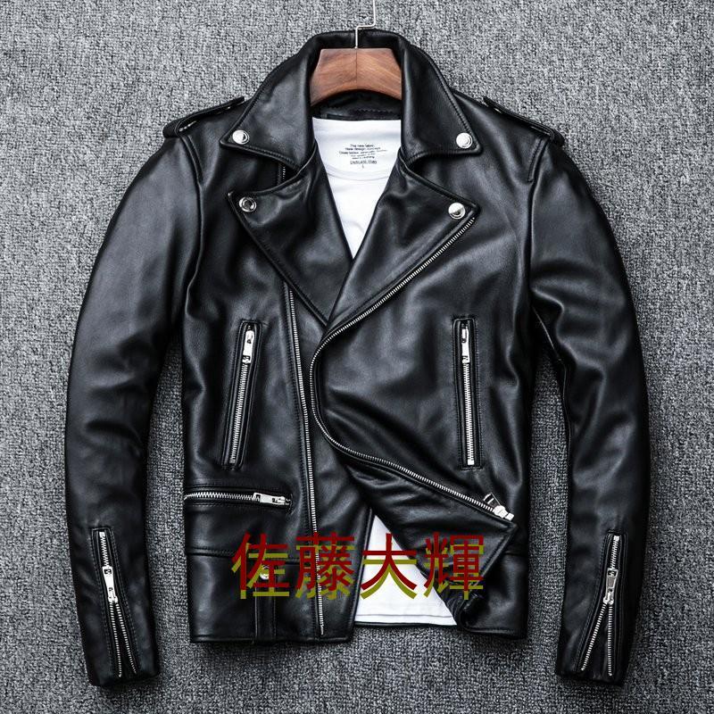 革ジャン レザージャケット メンズ 本革 バイク ライダース 羊革