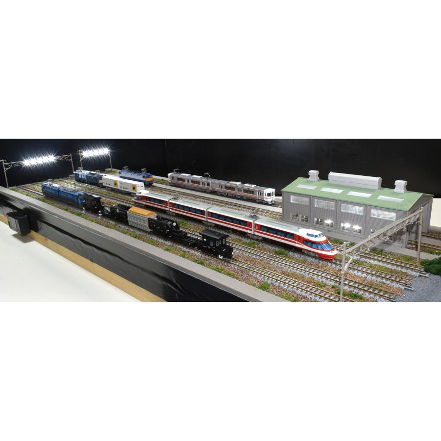 トミックス 鉄道模型 ジオラマ 展示台 Nゲージ用(6線路)複線機関庫＆4
