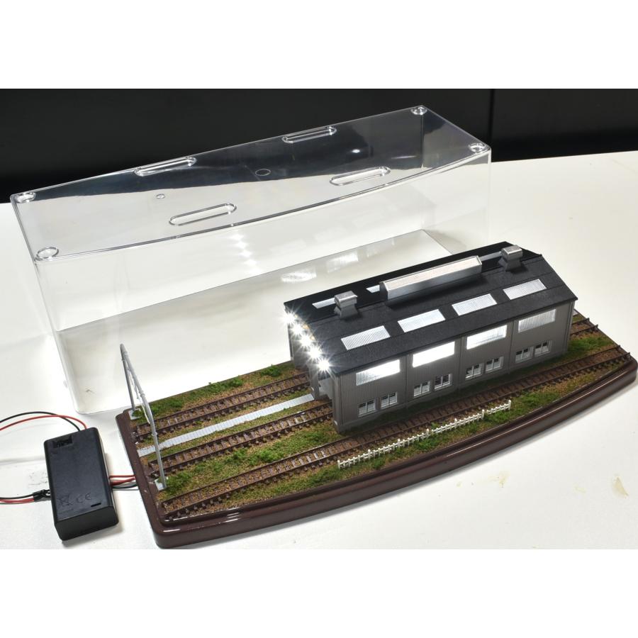 トミックス 鉄道模型 ジオラマ展示台 Nゲージ用 ケース付 TOMIX機関庫