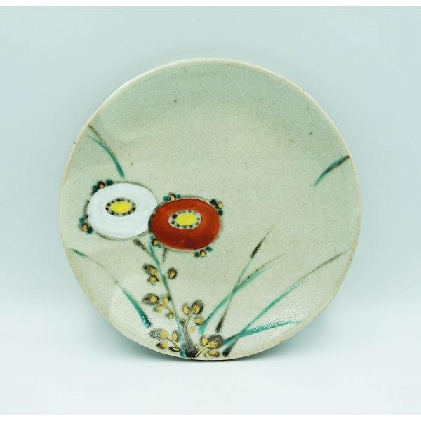 茶道具 菓子器 銘々皿 乾山写 絵変り 五枚入 幸兵衛窯 桐箱 : 新古