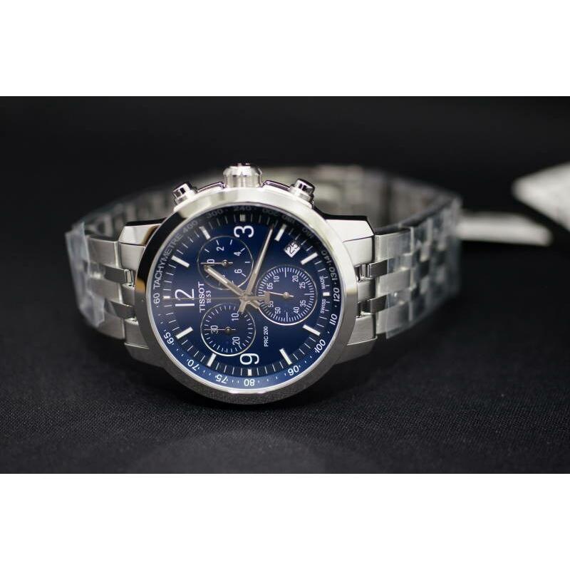 PRC 国内正規品TISSOT ティソ PRC200 クロノグラフ 20気圧防水 ブルー