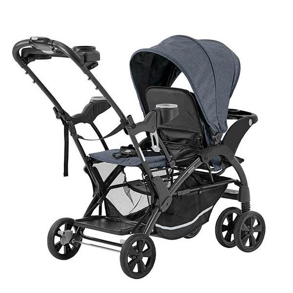 カトージ（KATOJI） 二人乗りベビーカー 二人でゴーDX デニム 新生児