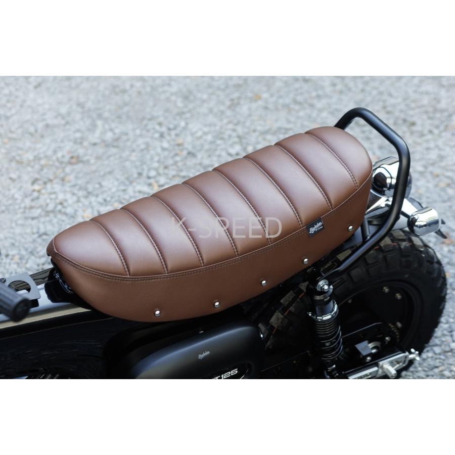 K-SPEED Diabolus DX068 seatブラウンストライプシート brown
