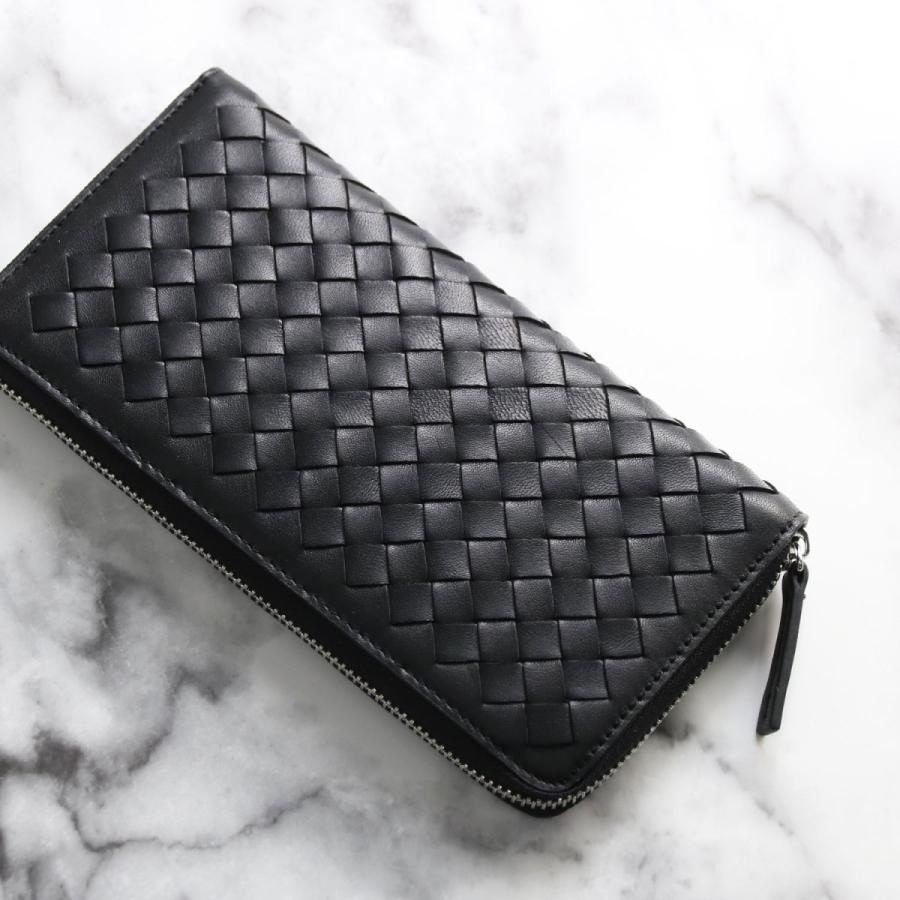 財布 メンズ 長財布 イントレチャート ラム 本革 メッシュ 4FC 子羊革