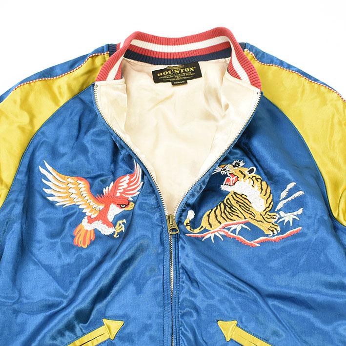 HOUSTON（ヒューストン） スカジャン MAP SUKA JACKET 刺繍 スーベニア