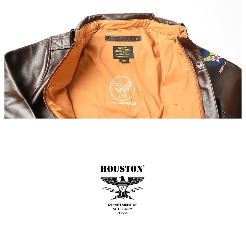 HOUSTON（ヒューストン） レザージャケット 革ジャン メンズ A-2 A2 US