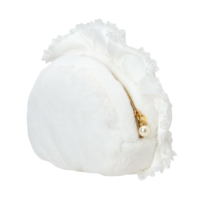 sanrio（サンリオ） ハローキティ フェイス形ポーチ（ホワイトフリル