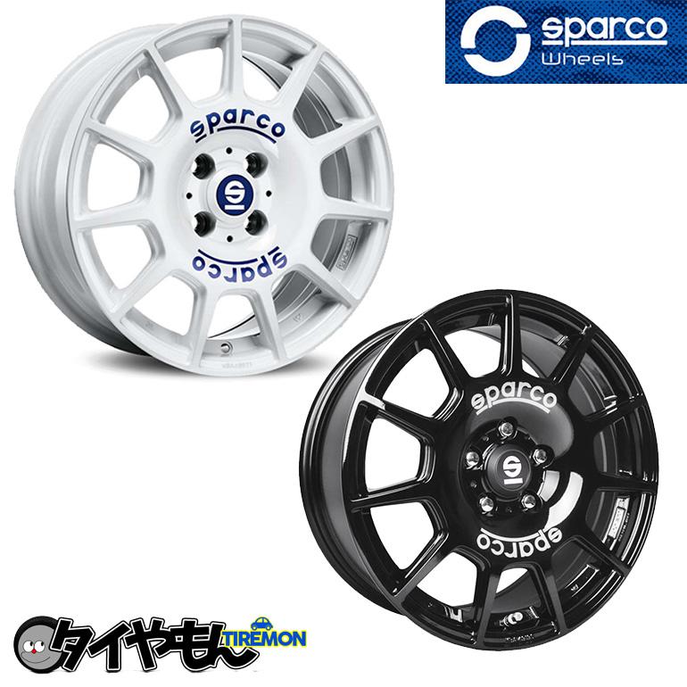 SPARCO TERRA 17インチ 5H112 7.5J +41 1本 ホイール グロスブラック
