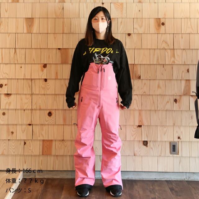 23-24☆UNFUDGE OUTWEAR【アンファッジ】PEEP BIB PANTS【正規品】MOMO
