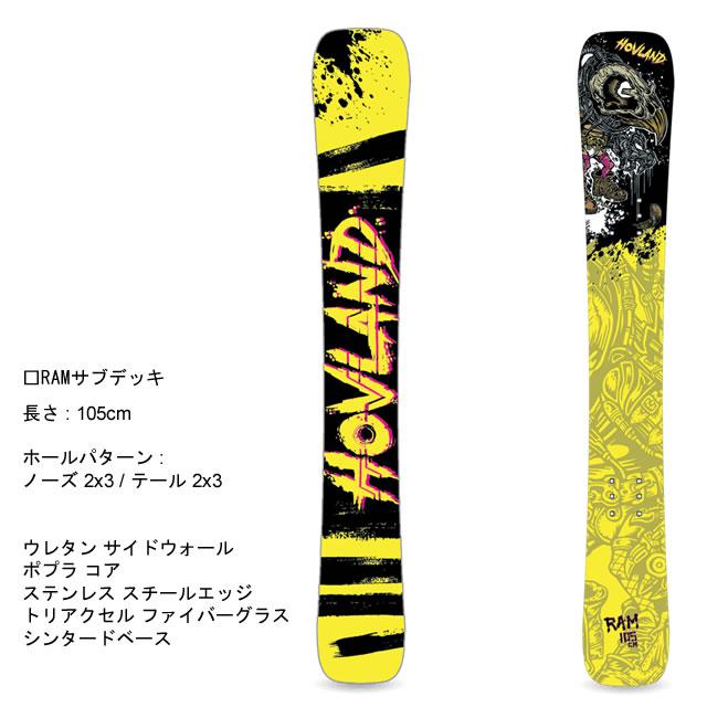 HOVLAND SNOWSKATE RAM 105CM COMPLETE コンプリート ホブランド ラム
