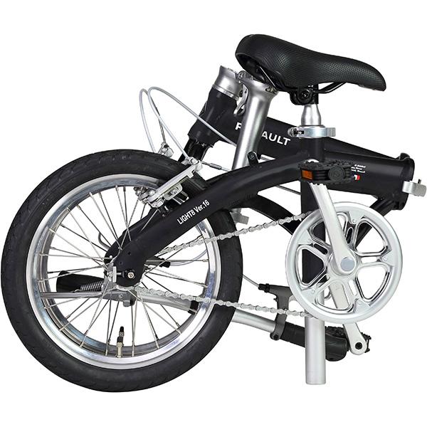 ルノー（RENAULT） RENAULT 16型 折畳み自転車 LIGHT8 Ver.16 ブラック