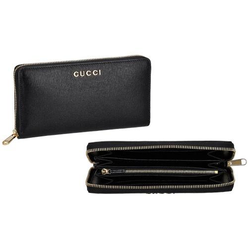 GUCCI（グッチ） 長財布 レディース スクリプト ジップアラウンド