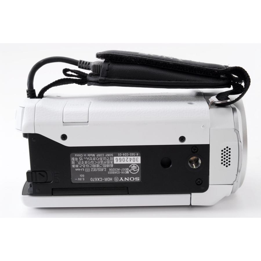SONY（ソニー） SONY HDR-CX670 HANDYCAM ハンディカム ホワイト 9.2