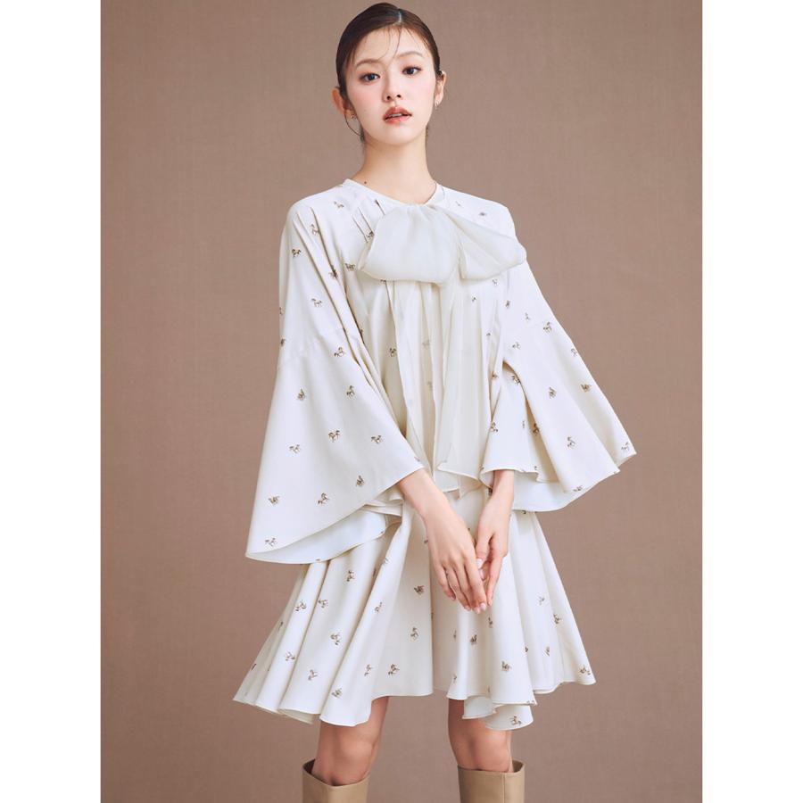 CELFORD（セルフォード） SALE50%OFF ビッグリボンフレアワンピース