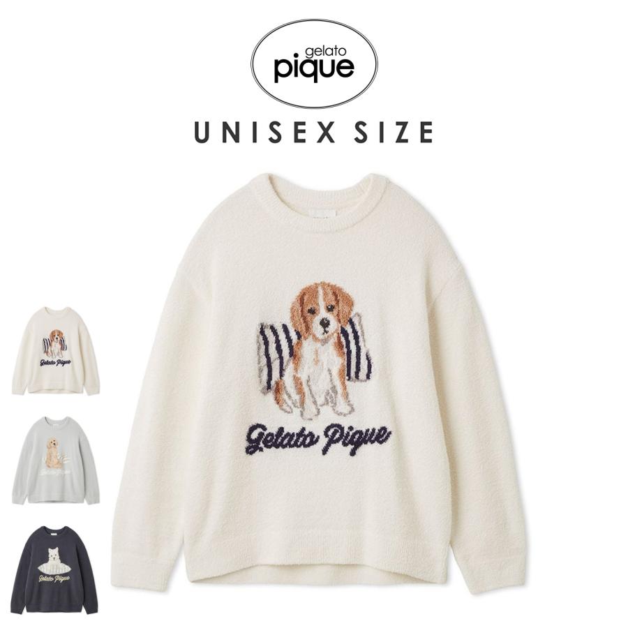gelato pique（ジェラートピケ） UNISEX エアリーモコプレイフルDOG