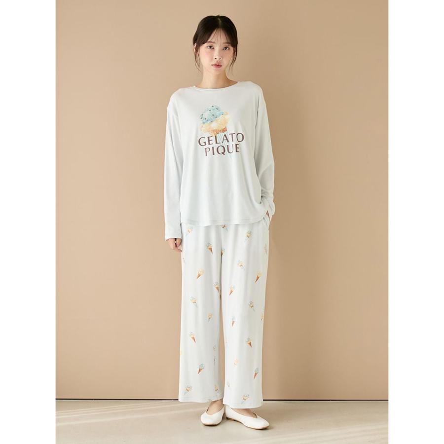 gelato pique（ジェラートピケ） アイス柄ロングパンツ pwcp261266