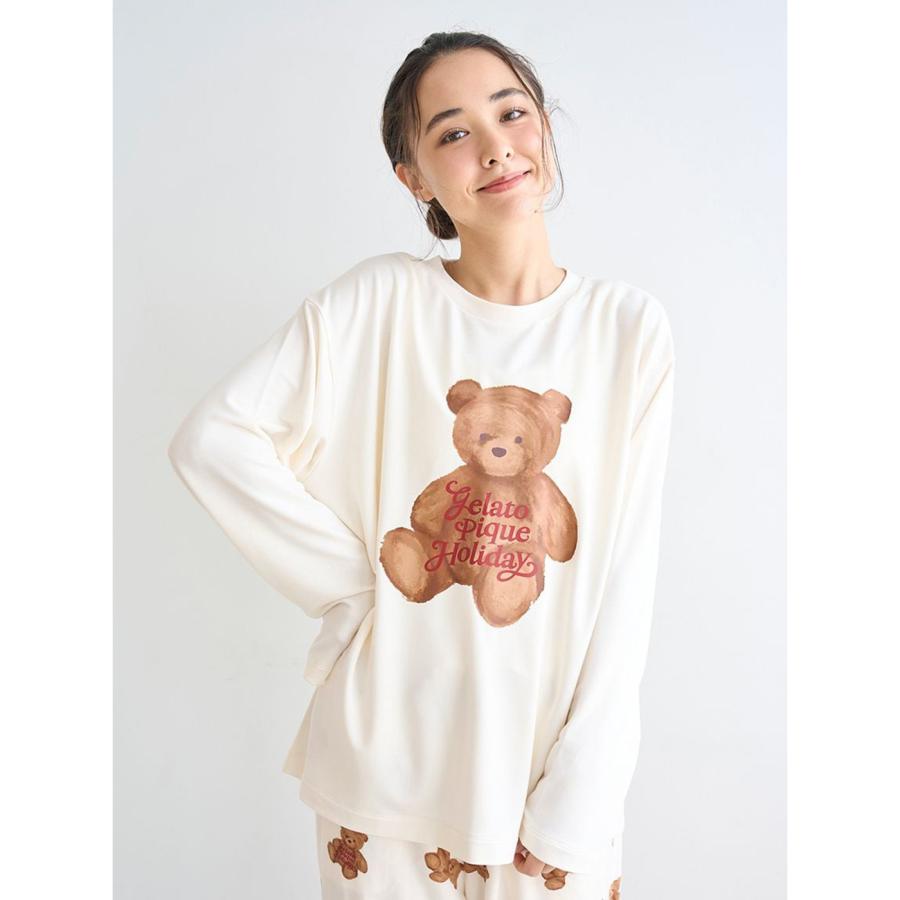 gelato pique（ジェラートピケ） HOLIDAY ベアワンポイントロンT