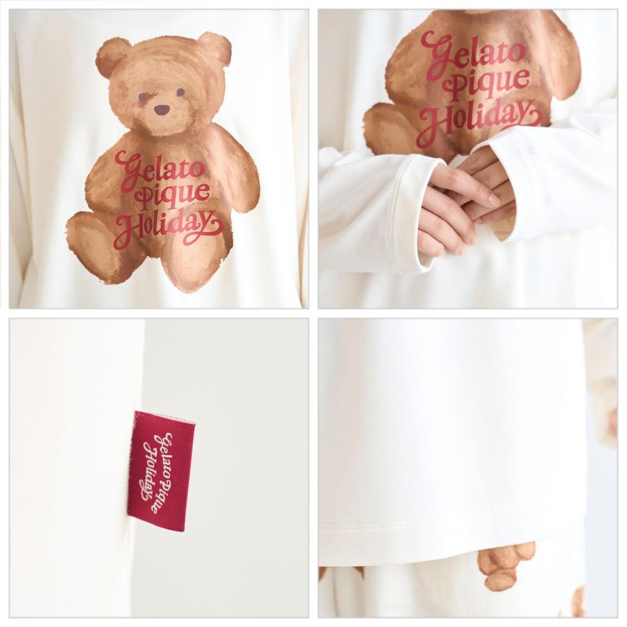 gelato pique（ジェラートピケ） HOLIDAY ベアワンポイントロンT