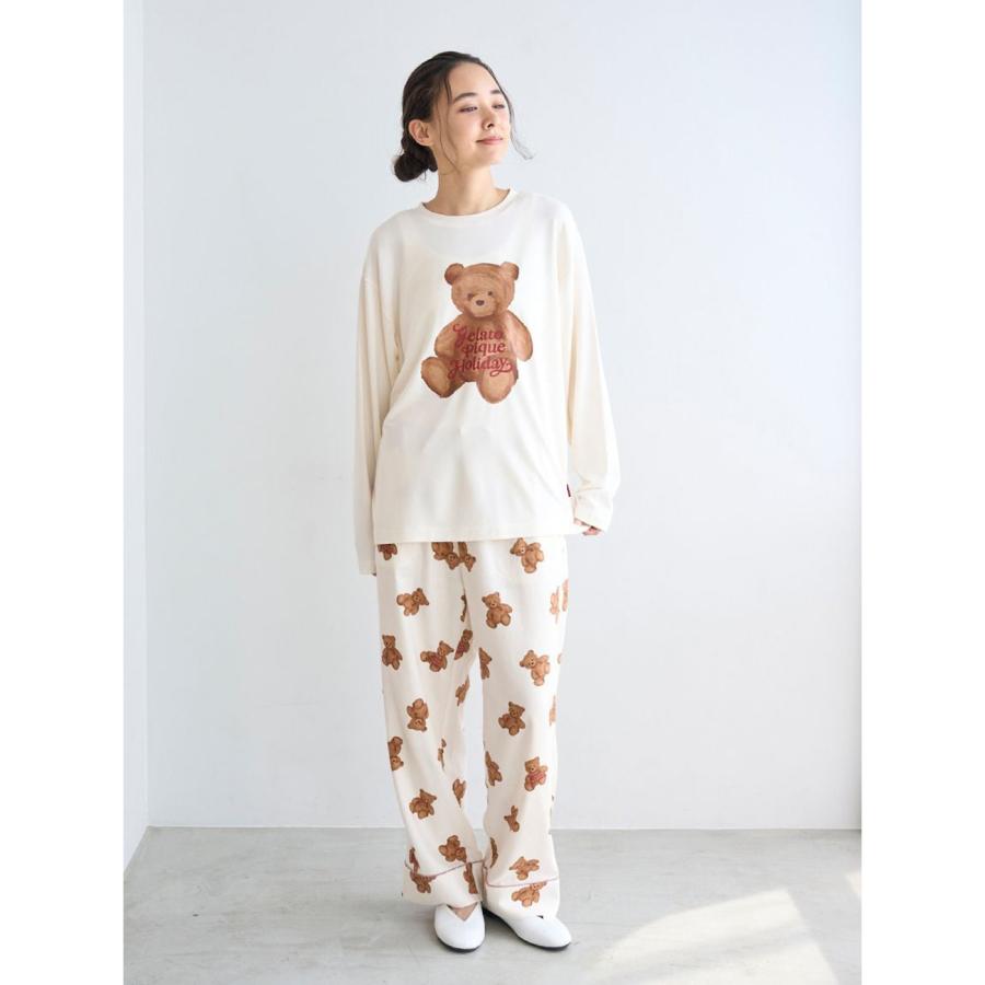 gelato pique（ジェラートピケ） HOLIDAY ベアワンポイントロンT