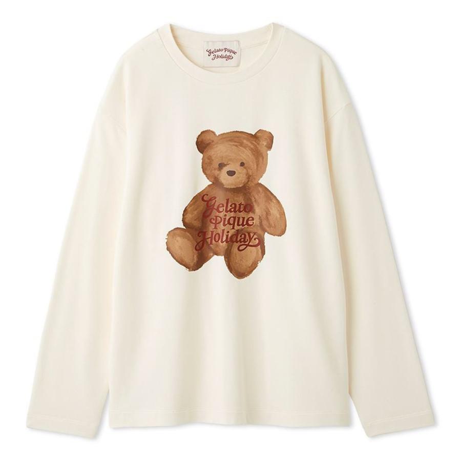 gelato pique（ジェラートピケ） HOLIDAY ベアワンポイントロンT