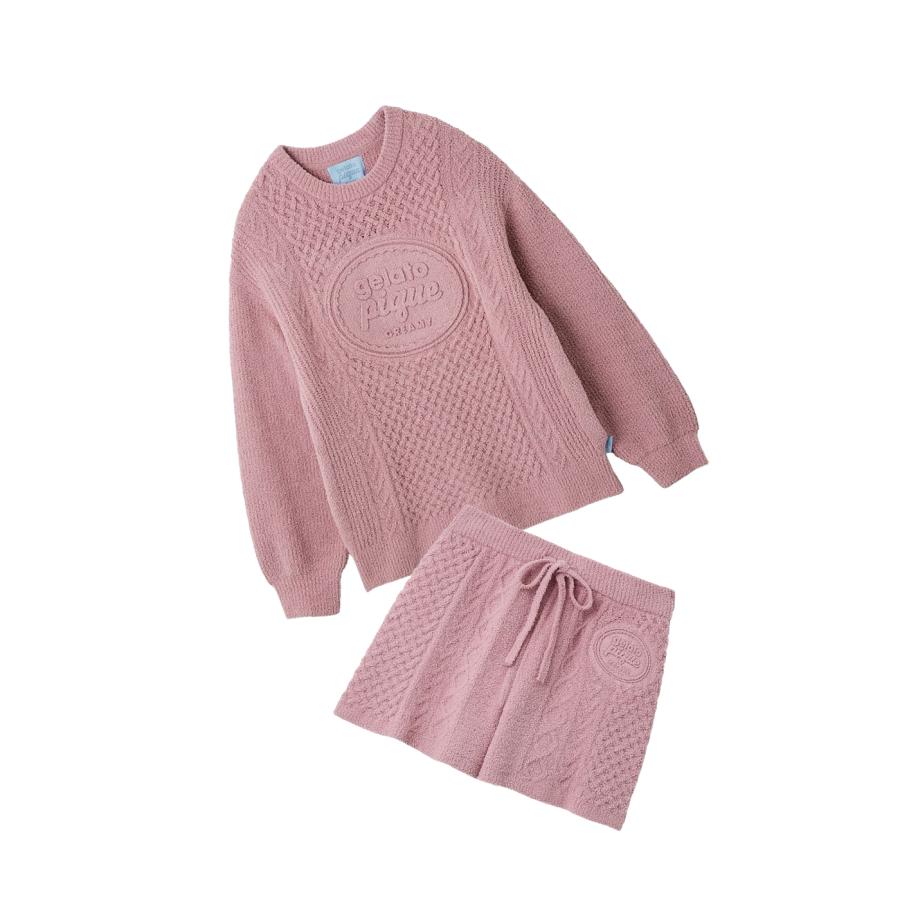 gelato pique（ジェラートピケ） Valentine アランプルオーバー